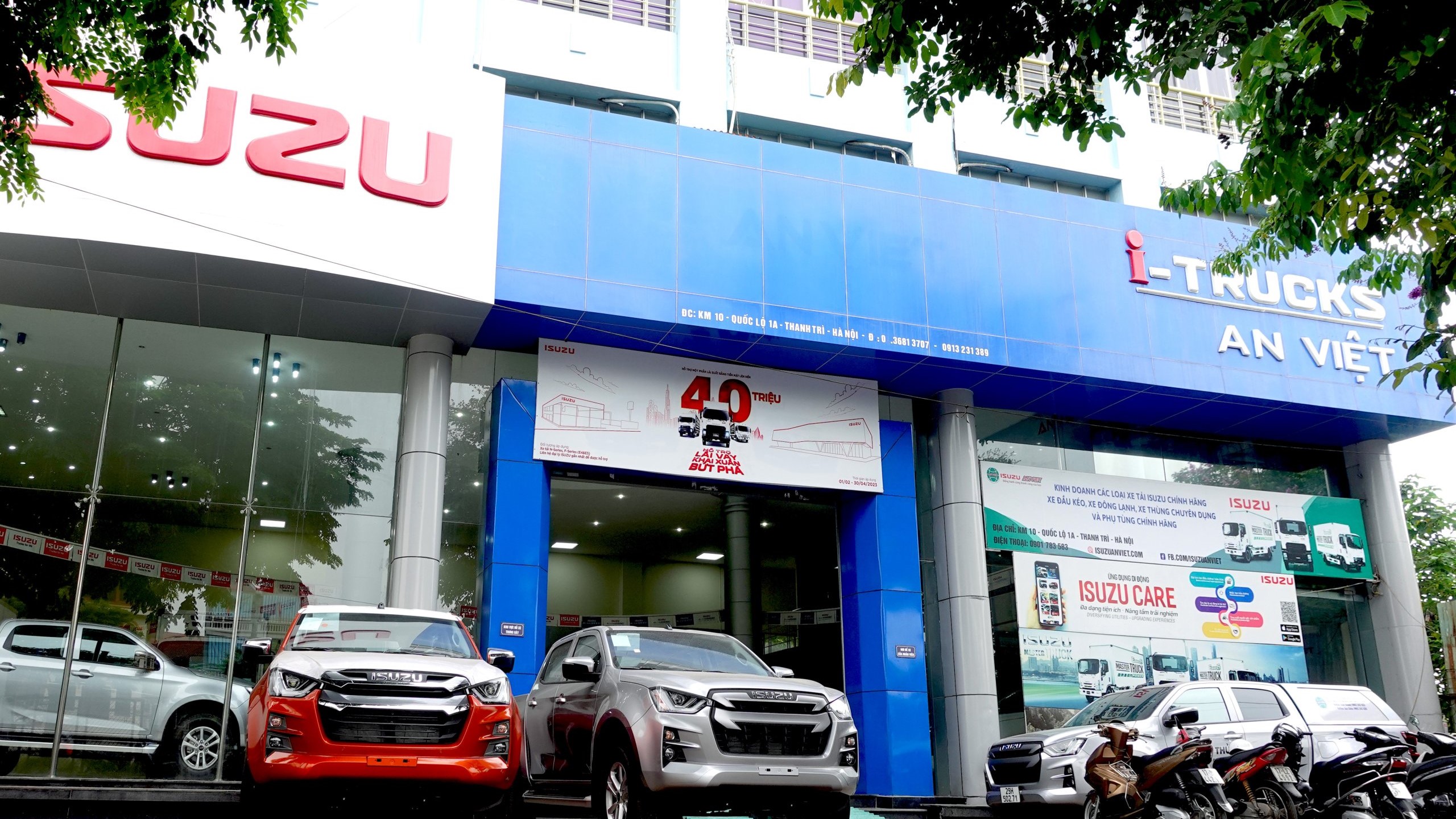 Hà Nội: Đại lý Isuzu An Việt